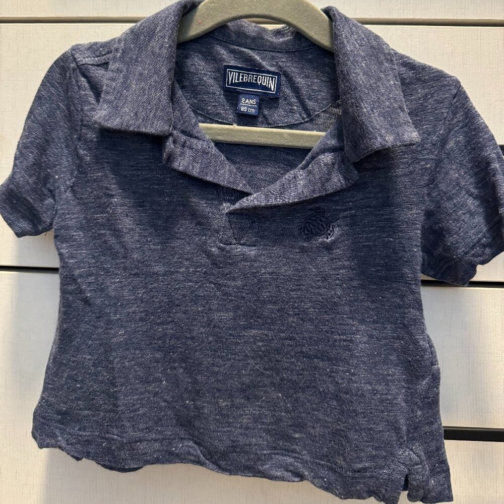 Vilebrequin Baby Linen Jersey polo